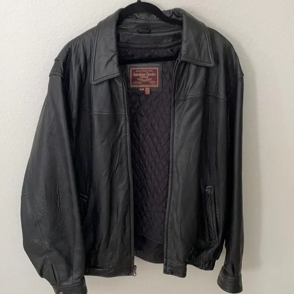 COPY American Classics Colebrook leather coat XL